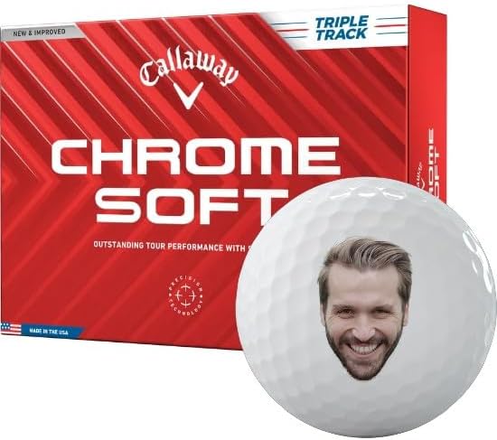 2024 Callaway Golf Chrome Soft Triple Track Photo Golf Ball