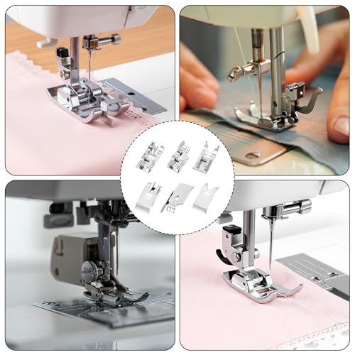 Juego de 3 Pies para Máquina de Coser 1/4 Pulgada con Guía miniatura 7