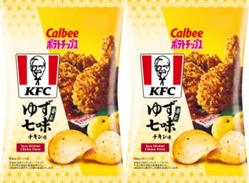 ポテトチップス KFCコラボ 香るゆず七味チキン味 2袋セット ケンタッキー監修 華やかな香りと旨みの絶妙チップスのサムネイル