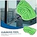 PLAFOPE Broom Cloth Cover for Indoor Floor Cleaning Washable and Reusable Sweeping Rag Durable and Absorbent Multi-Purpose Broom Cover Fits All Types Convenient Installation