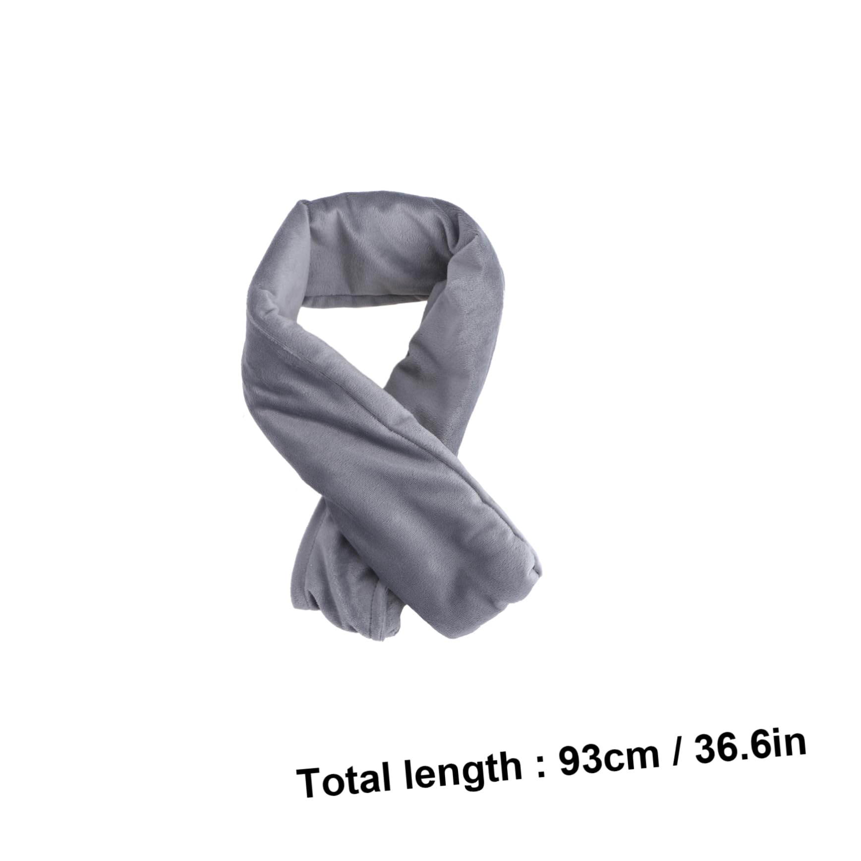 GALPADA Bufanda Térmica USB Tejido de Franela Suave y Calentamiento Rápido para Invierno, Pañuelo Calefactor Lavable Adecuado para Cuello Frío