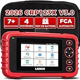 outils diagnostic automobile professionnel Processeur 2026 et mises à jour gratuites à vie : cet appareil de diagnostic de pointe dispose d'un nouveau processeur 2026, Android 8.1, d'une mémoire de 32 Go et d'un écran tactile clair. Le scanner OBD2 offre des mises à jour WiFi en un clic pour une couverture du véhicule à vie. Cet outil de diagnostic évolutif reçoit constamment de nouveaux paramètres et corrections de bugs – sans frais d'abonnement !
