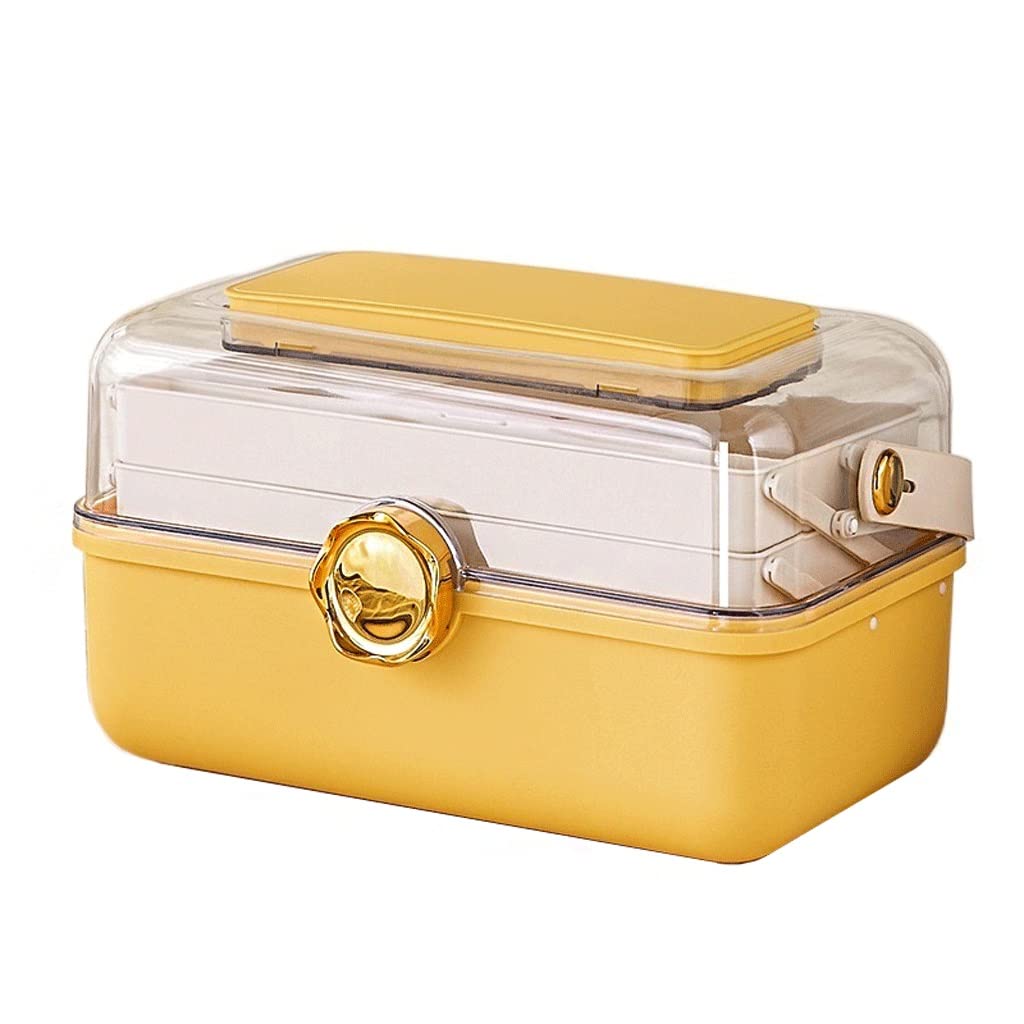 Boîte à bijoux transparente pour ranger le maquillage et rouge à lèvres
