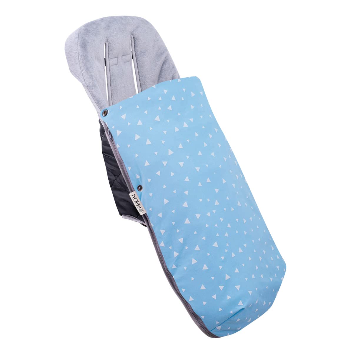 JYOKO KIDS Sacco per Passeggino Gemellare Babyzen YoYo, compatibile con Bugaboo Donkey (BLUE SPARKLES, PILE)
