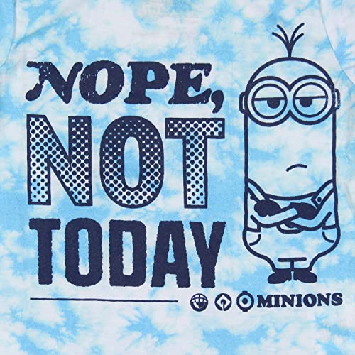 Despicable Me Youth Kids Minions Nope Not Today Tie-Dye Funny Short Sleeve T-Shirt Tee2