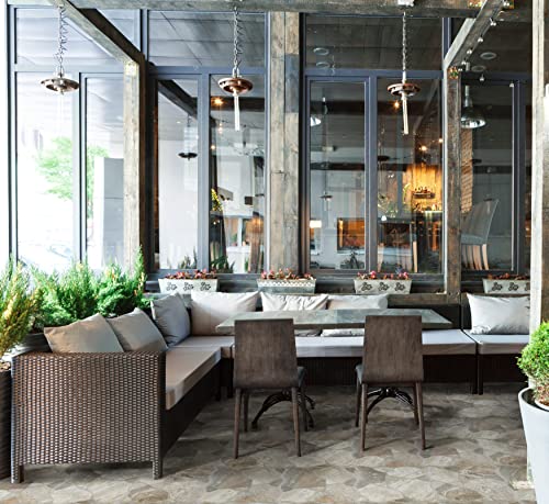 Somertile FEM18CAGR Merola Tile Canet Gris 17 Inch X 17 Inch Porcelain Floor And Wall Tile thumb #1