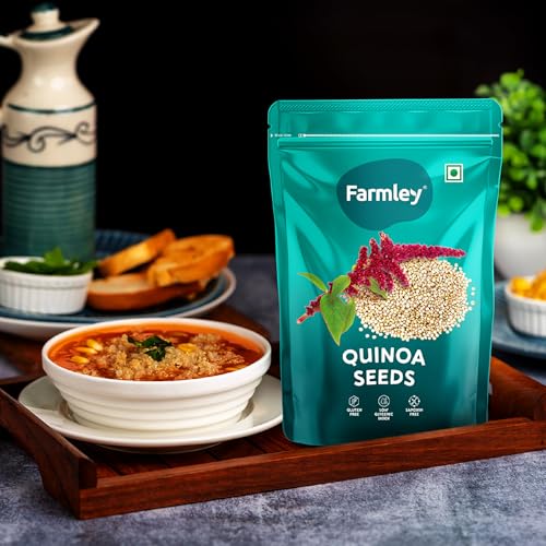 Image of Farmley Natural Quinoa 500 g | Gluten Free | Ready To Cook | High Fibre & Protein Content Quinoa Seeds (Pack of 2)