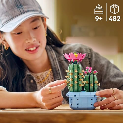 Image of LEGO Botanicals Flowering Cactus - Plants Decor - Building Set for Kids Ages 9 and Up - 11509