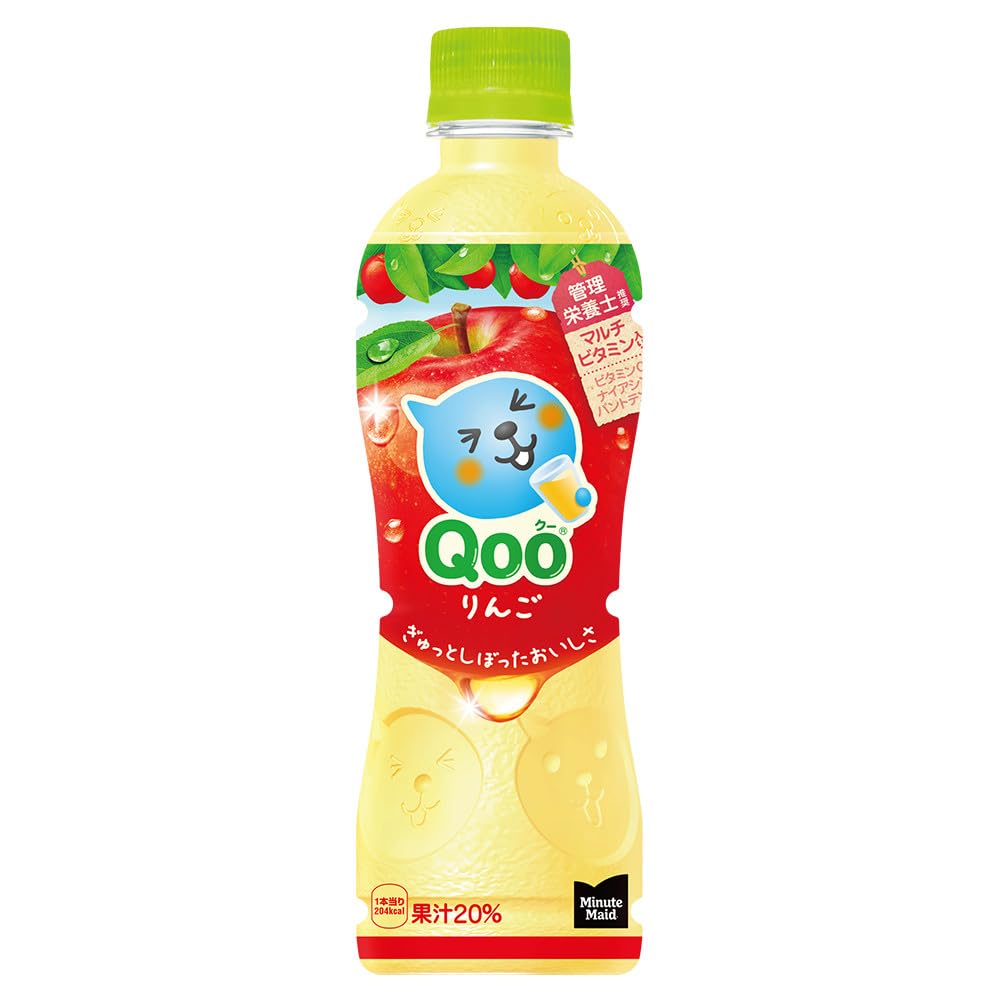 コカ・コーラ ミニッツ メイド Qoo りんご 425mlPET ×24本