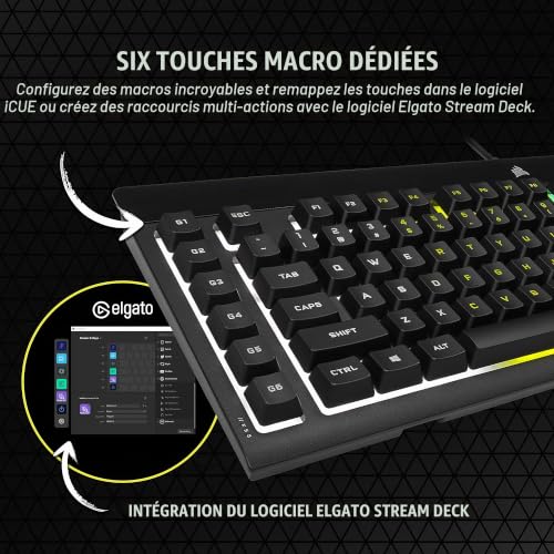 Corsair Tastiera Computer K55 Pro RGB - vue 8