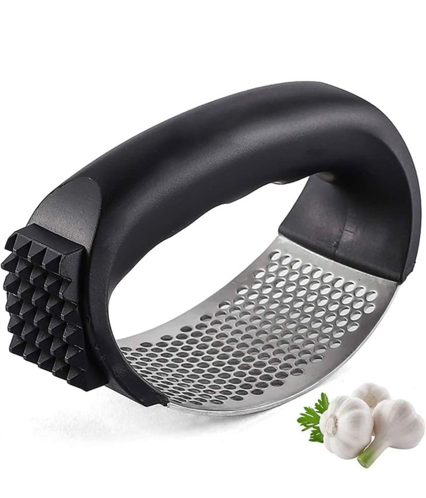 RUDRA INDUSTRIES |Garlic Press for Kitchen, Stainless Steel, Black,Garlic Press Crusher for Kitchen|Ginger Press for Kitchen Multicolour (B0D47K8YP5) Amazon Price History, Amazon Price Tracker