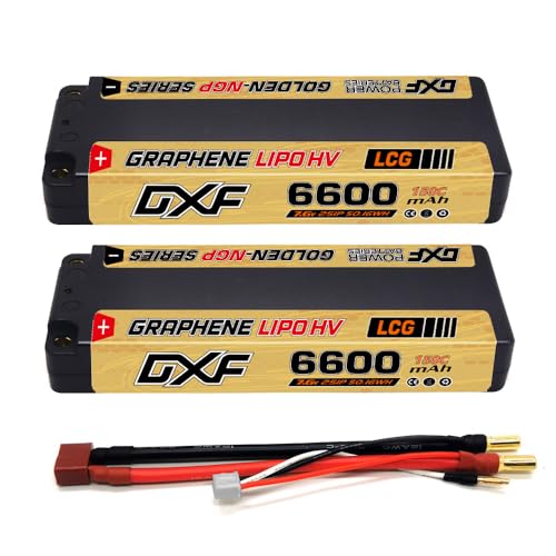 DXF リポバッテリー 2個セット、ケーブル、ケース付き（美品） DXF リポバッテリー 2個セット、ケーブル、ケース付き（美品