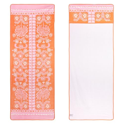Lilly Pulitzer Cotton Beach Chaise Lounge Towel, Plush Chair Cover 30" x 81.75" Pool Towel (Breezy Palm Engineered)