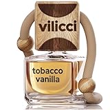 Vilicci Tobacco Vanilla Car Fragrance – Premium Auto Perfume & Car Air Freshener | Sophisticated & Timeless Scent | Long-Lasting (Up to 120 Days) | Odor Eliminating | Vegan, Cruelty-Free
