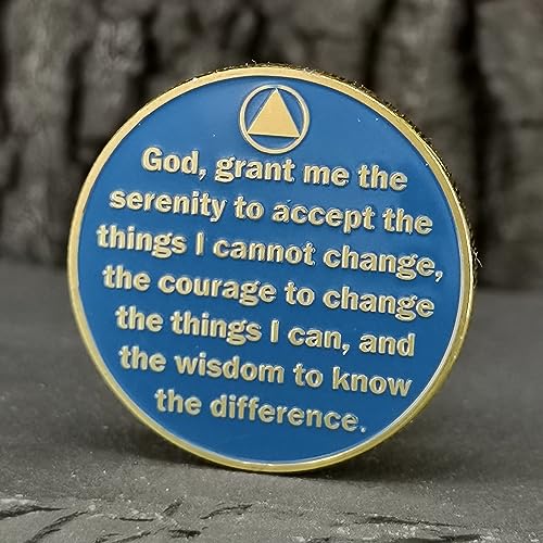 Phoenix in Flames Sobriety Chip Rising from Addiction with Strength AA Medallion Recovery Challenge Coin - Image 5