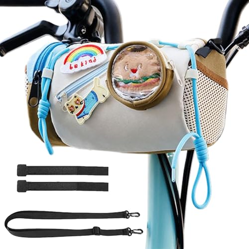 Sac de guidon de vélo étanche 2L pochette rangement pour VTT route homme femme
