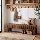 Zibeths 63-inch Boucle Bench