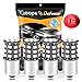 DEFVNSY - Pack de 4 - Rouge super brillant 1156 BA15S 1141 1003 7506 P21W 12-24V DC 2835 33SMD Ampoules LED pour Feux de freinage arrière Feux de freinage de Moto