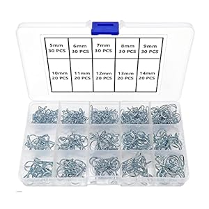 Yixisi YE0183 Schlauchschellen Set 250 Stück