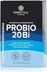 Probio 20Bi Essential Nutrition – Blend de Probióticos 20 Bilhões (30 Cápsulas) Saúde Intestinal e Imunidade