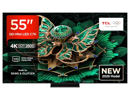 TCL 55C7K 55" QD-Mini LED-TV, 4K HDR Premium 2600, Smart