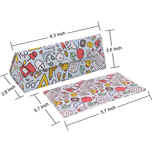 Image of Real Sic Glasses Case for Men and Women - Magnetic Folding Hard Shell Sunglass Holder - Inspired by Activities /Hobbies