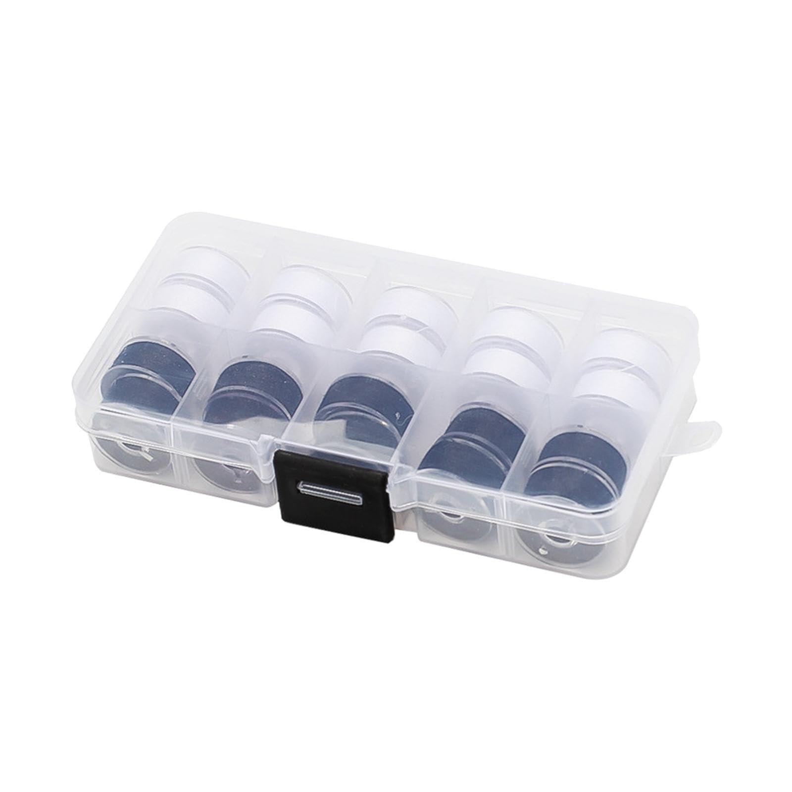 YIXANNX Spools Bobbins Bobbins and Sewing Threads Complete Home Sewing Thread Bobbin Set with 20Pcs Organized Craft Supplies Box Hand Stitch Knitting Standard