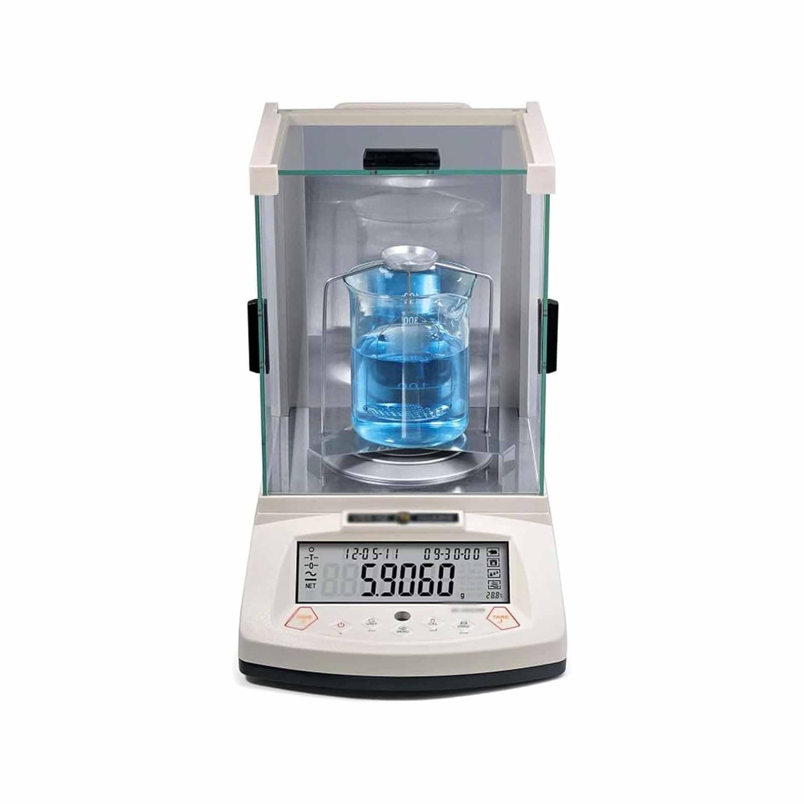 MObyat Kit De Determinación De Densidad De Laboratorio, Marco De Gravedad Específica para Pesaje Hidrostático con Acero Inoxidable, Ensayos No Destructivos, para Muestras Sólidas Y Líquidas,