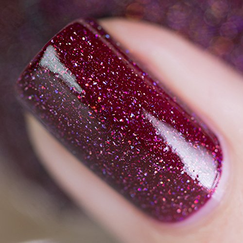 Ilnp Diablo - Vampy Oxblood Holographic Nail Polish #TOP3