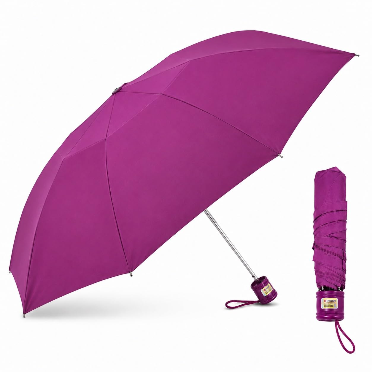 3 Fold Windproof Waterproof Travel Umbrella | WIth Strong Metal Frame | Compact & Portable | For Rain & Sun Protection | One-Touch Open & Close | Elegant Appearance-image-12