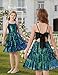GRACE KARIN Teen Dress Size 14 Girls Green Dance Party Birthday Dresses Fancy Wedding Flower Fashion Skater Special Occasion Clothes