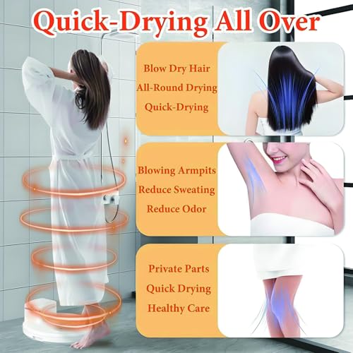 Aire caliente y frío ajustable en secador corporal completo con pantalla 2