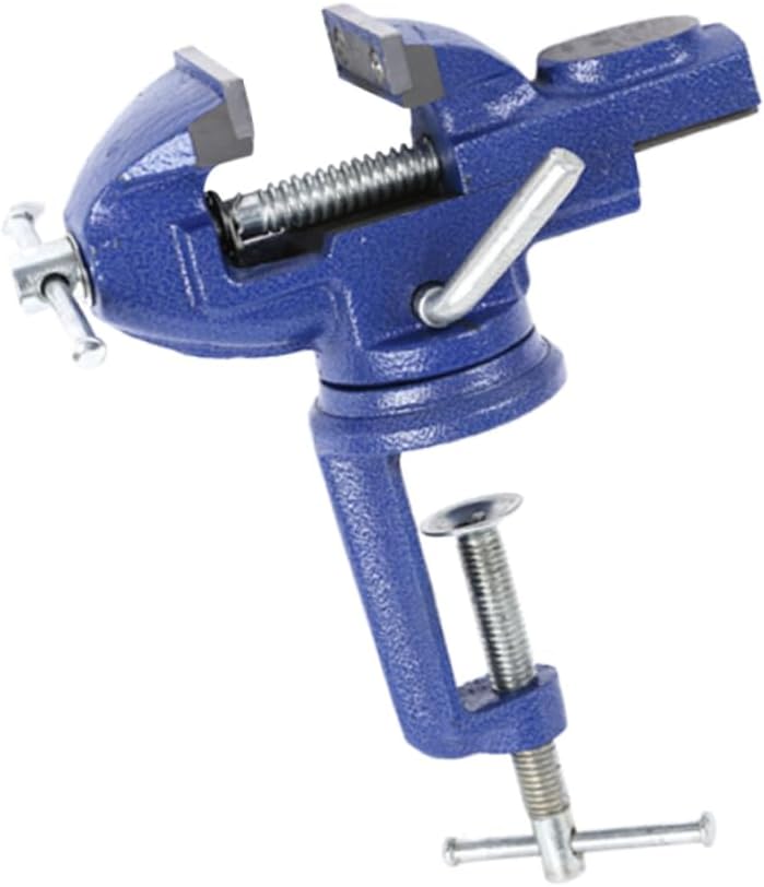 Vaguelly Flat Table Vise Bench Vise Tool Portable Clamp for Workbench Diy Jewelry Woodworking Carving