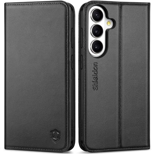 Shieldon Étui Portefeuille pour Galaxy S26 6,3 Pouces Coque Cuir RFID Housse Magnétique