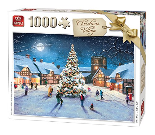 Preisvergleich Produktbild King 14.249,4 cm Christmas Village Puzzle (1000 Teile)