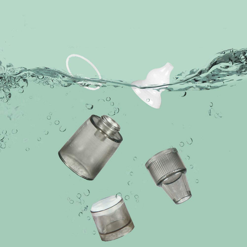 2 in 1 Bambino Aspiratore nasale Elettrico Neonato Neonato per Neonati detergente per Adulti Blackhead rimozione 3 velocità Regolabile 5 Punte sostituibili
