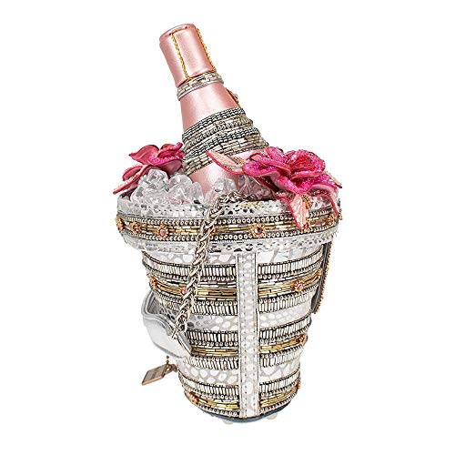 Mary Frances Champagne On Ice Beaded Handbag – Bottle Crossbody Bag, Multicolor3