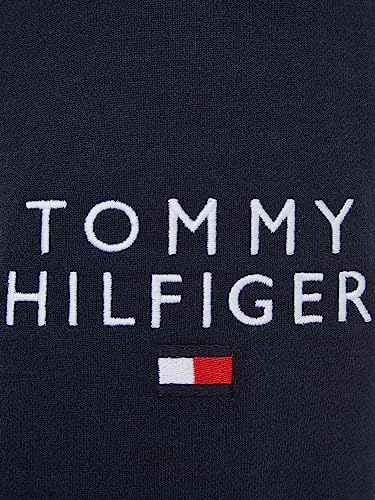 Tommy Hilfiger Pantaloncini In Felpa Uomo Corti, Blu (Desert Sky), L - 4