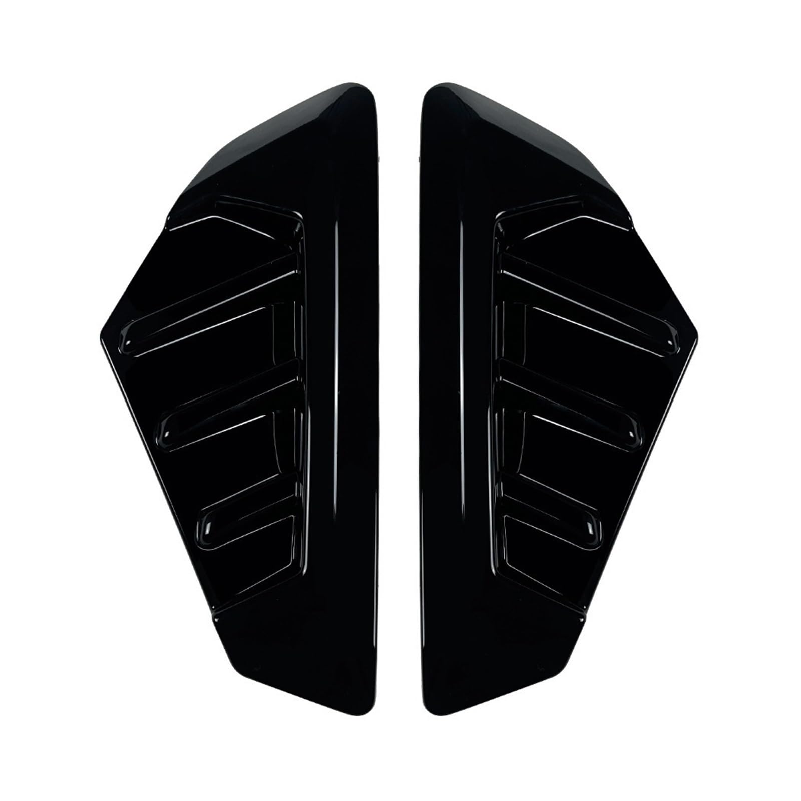 EJUOYO Side Vent Decor Sticker Fit For BMW X5 G05 LCI M Sport 2023-2025 Car Front Side Fender Wing Air Vent Cover Shark Gills Sticker Trim Car Fender Side Vents(Gloss Black)