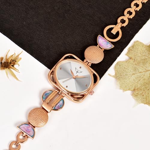 Image of WHITE BIRD Pearl Analog Multicolor Dial Women's Bracelet Watch