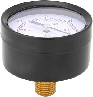 Manómetro 0--30inHg 0--1bar Manómetro de vacío de aire Medidor de 50 mm para la industria de mecánica