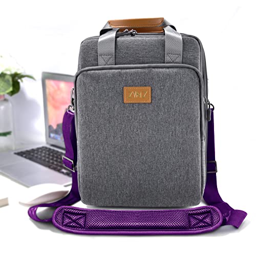 Image of ZINZ 79 inch Shoulder Strap, Extra-thick Fixed Cushion Pad and Dual Clasps Universal Replacement Strap with Metal Swivel Hooks for Laptop Bags, Luggage Bags, Camera, Crossbody (200cm,Purple)
