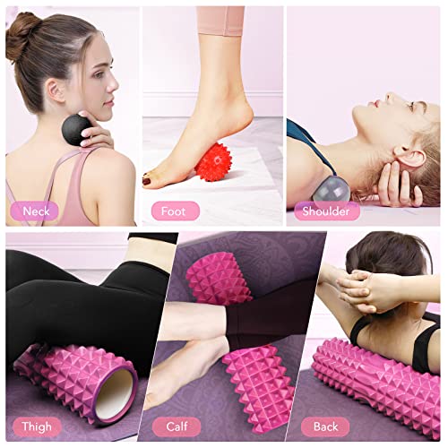 Aeike-Foam-Roller-6-in-1-Fitness-Set-High-Density-Muscle-Roller-with-Massage-Ball-for-Deep-Tissue-Massage-Instant-Pain-Relief-of-Back-Legs-Body