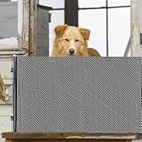 Katzen-Türgitter - Einklappbares Gitter für Innenräume - Mit Saugnäpfen Kindersicher Verstellbar Falbar 50x125 cm für Türöffnung Flur Schlafzimmer Balkon Küche