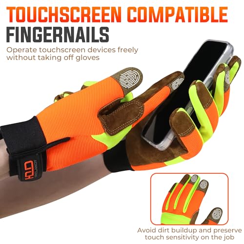 HANDLANDY Chainsaw Gloves Touchscreen