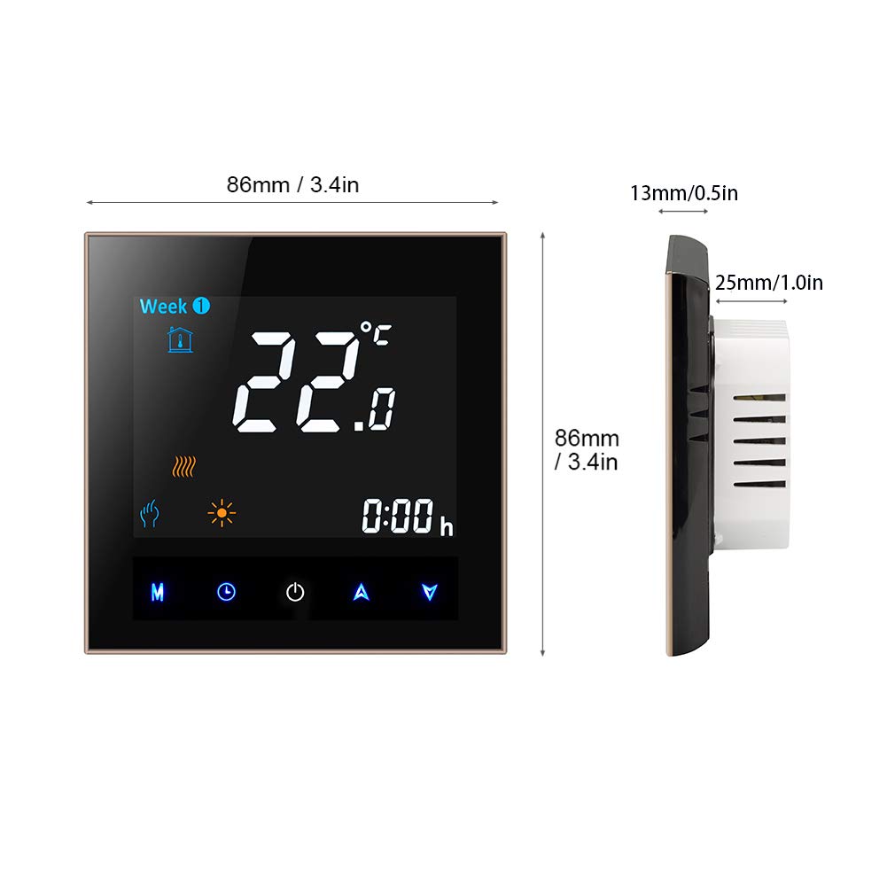 5A Smart WLAN Trockenkontakt Thermostat Gas Wasser Kessel Heizung