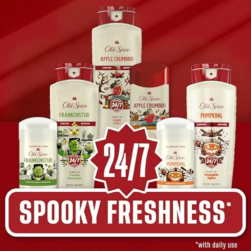 Old Spice Body Wash for Men, Long-Lasting Apple Crumbro Scent, 16 fl oz | Apple Cider Notes | 24/7 Shower Fresh that Washes Away Dirt & Odor | Gentle For All Skin Types | Fallidudes Collection - image 9