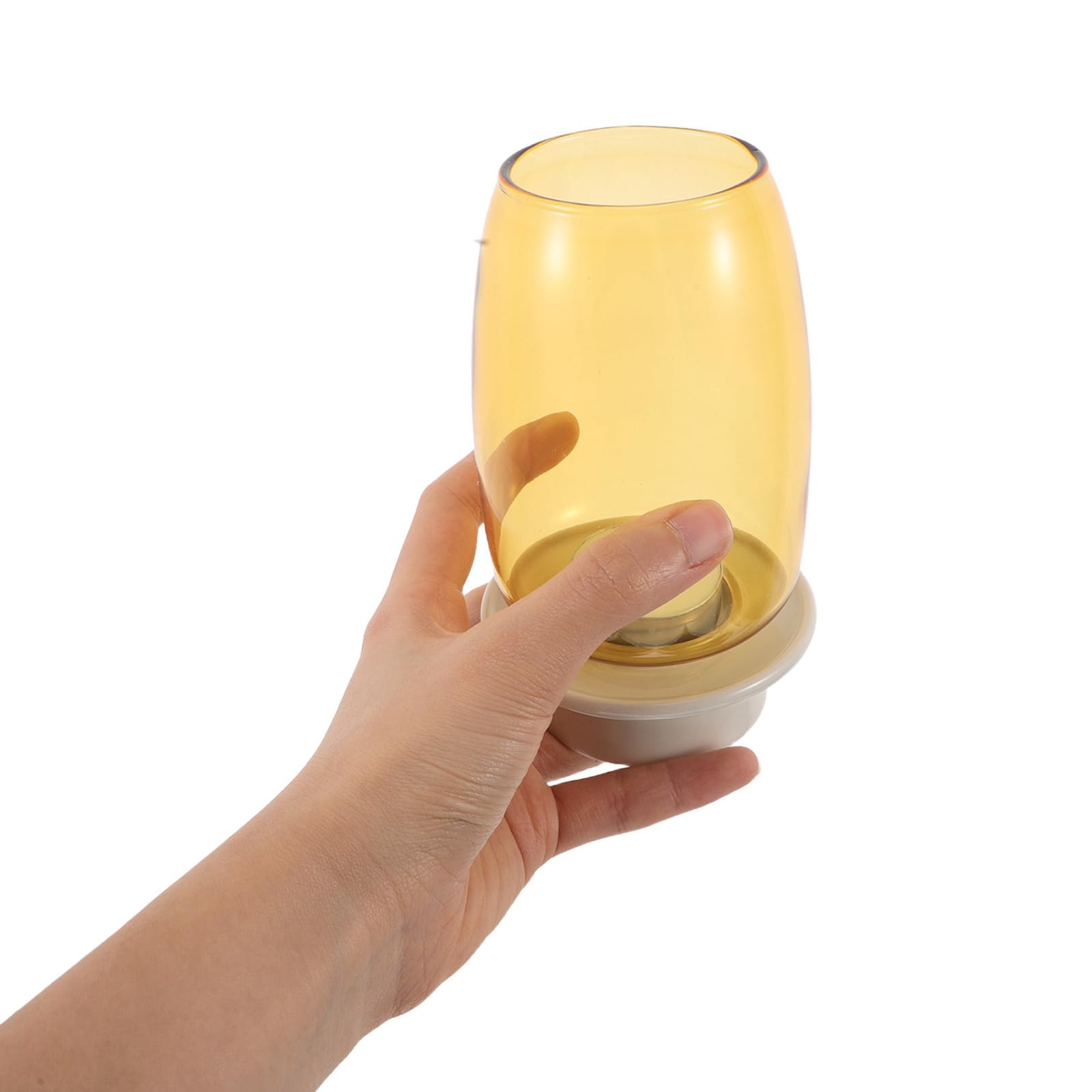 Portavelas de Cristal para Velas de Pilar, Diseño Antiviento
