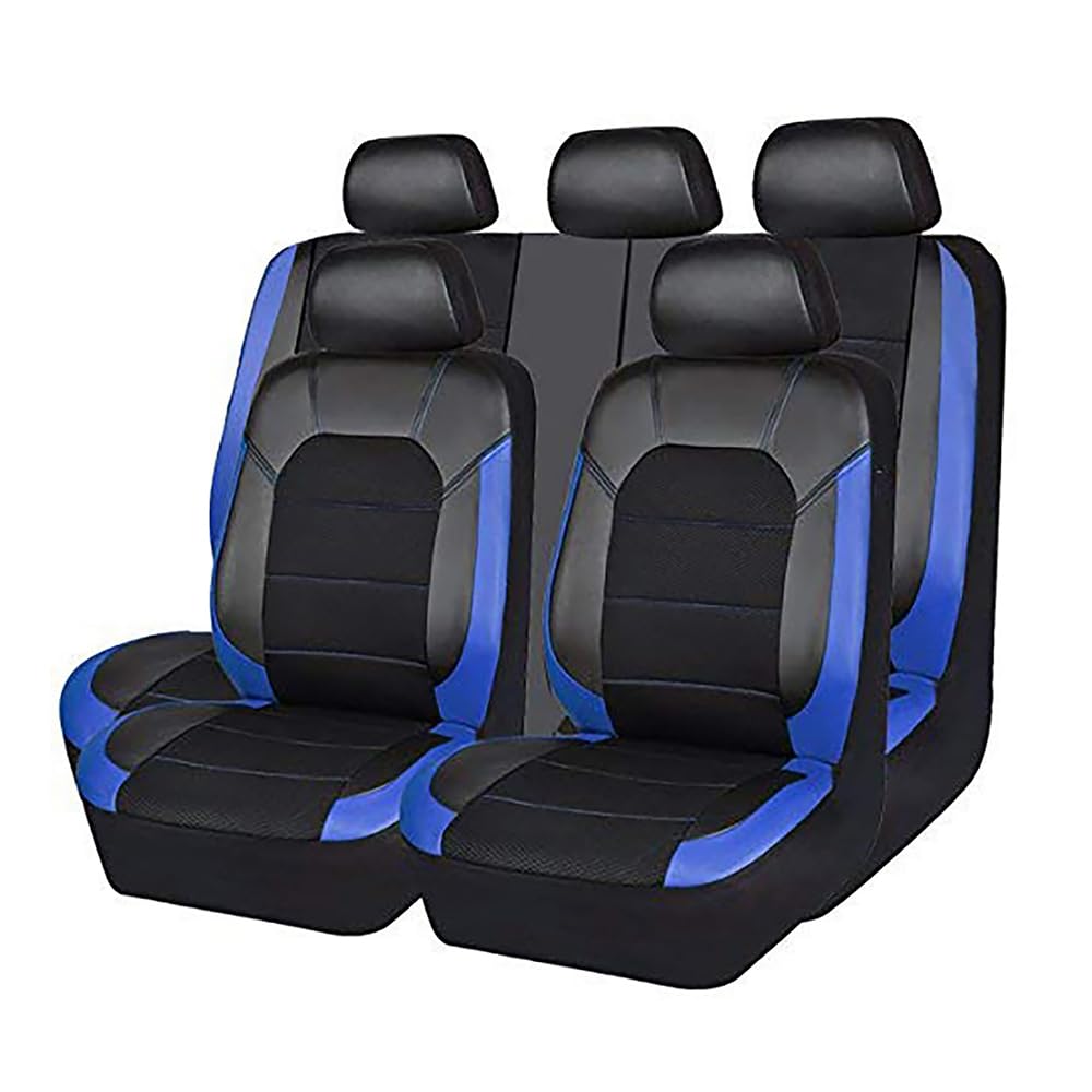 Accessoire voiture intérieur housse cuir bleu pour Toyota Prius Plus 2016-2025