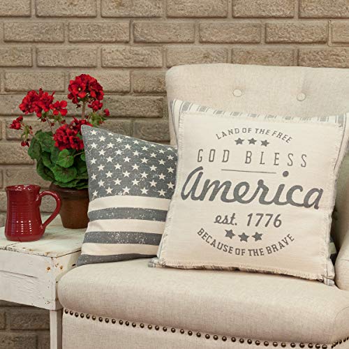 Piper-Classics-Land-of-The-Free-Throw-Pillow-Cover-18-x-18 Piper Classics Land of The Free Throw Pillow Cover 18 x 18